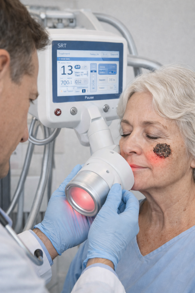 Superficial Radiation Therapy SRT treatment for skin cancer